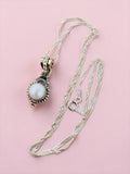 Freshwater Pearl Solid 925 Sterling Silver Pendant with chain