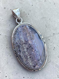 Moss Agate Solid 925 Sterling Silver Pendant