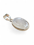 Rainbow Moonstone Solid 925 Sterling Silver Pendant