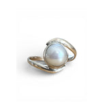 Pearl Solid 925 Sterling Silver Ring 5