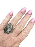Indonesian Red Marcasite Solid 925 Sterling Silver Ring 8
