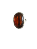 Baltic Amber Solid 925 Sterling Silver Ring 9.5