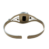 White Buffalo Solid 925 Sterling Silver Cuff Bracelet