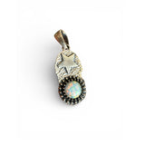 Lab Opal Solid 925 Sterling Silver Pendant