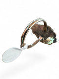 Sonoran Gold Turquoise Solid 925 Sterling Silver Ring 9.5
