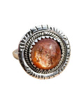 Sunstone Solid 925 Sterling Silver Ring 7