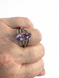 Amethyst Solid 925 Sterling Silver Ring 9.5