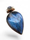 Labradorite Solid 925 Sterling Silver Pendant