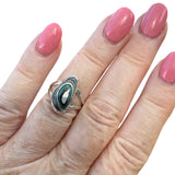 Fordite Solid 925 Sterling Silver Ring 5