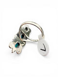 Paraiba Opal Solid 925 Sterling Silver Ring 7