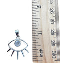Eye Moonstone Solid 925 Sterling Silver Pendant