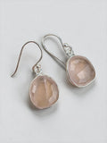 Rose Quartz Solid 925 Sterling Silver Earrings