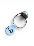 Caribbean Larimar Solid 925 Sterling Silver Ring 9