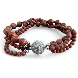 Goldstone Magnetic beaded Bracelet 7.5 inch
