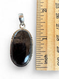 Hypersthene Solid 925 Sterling Silver Pendant