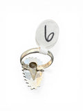 Indonesian Red Marcasite Solid 925 Sterling Silver Ring 6