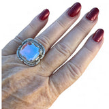 Mercury Mystic Topaz Solid 925 Sterling Silver Ring 6