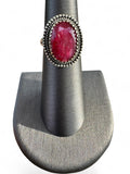 Ruby Solid 925 Sterling Silver Ring 6