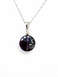 Amethyst Solid 925 Sterling Silver Pendant with chain