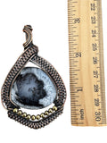 Dendritic Opal Copper Wrapped Pendant