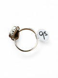 White Buffalo Solid 925 Sterling Silver Ring 9.5