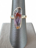 RARE Trapiche Amethyst Solid 925 Sterling Silver Ring 7.5