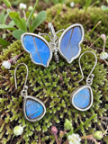 Sulkowsky Butterfly Wing Solid 925 Sterling Silver Pendant Earrings Set