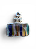 Surfite & Amethyst Solid 925 Sterling Silver
