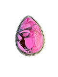 Kingman Cherry Blossom Dahlia Solid 925 Sterling Silver Ring 6