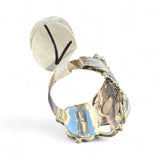 Pearl Solid 925 Sterling Silver Ring 7