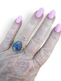 Monarch Opal Solid 925 Sterling Silver Ring 7.5