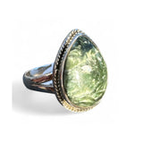 Seraphanite Solid 925 Sterling Silver Ring 9.5