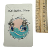 Blue Lapis Solid 925 Sterling Silver Earrings