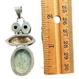 Aquamarine Pearl Solid 925 Sterling Silver Pendant