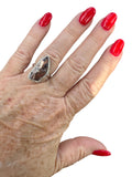 Copper Agate Solid 925 Sterling Silver Ring 6