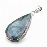 Moss Agate Solid 925 Sterling Silver Pendant