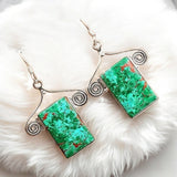 Sonora Sunrise Jasper Solid 925 Sterling Silver Earrings