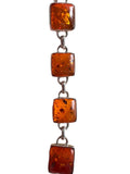 Baltic Amber Solid 925 Sterling Silver Bracelet