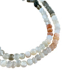 8 mm Multi Moonstone Beaded Necklace