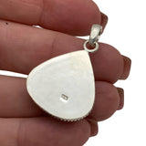Green Rainbow Moonstone Solid 925 Sterling Silver Pendant