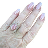 Rhodochrosite Solid 925 Sterling Silver Ring 8