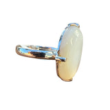 Mother of Pearl Solid 925 Sterling Silver Ring 6
