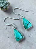 Malachite Solid 925 Sterling Silver Earrings