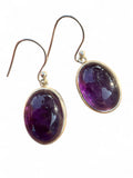 Amethyst Solid 925 Sterling Silver Earrings