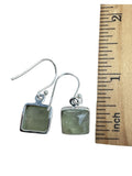 Prehnite Solid 925 Sterling Silver Earrings