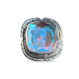 Mercury Mystic Topaz Solid 925 Sterling Silver Ring 6