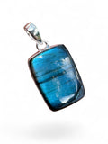 Blue Labradorite Solid 925 Sterling Silver Pendant