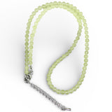 4 mm Peridot Beaded Necklace