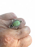 Sonoran Gold Turquoise Solid 925 Sterling Silver Ring 9