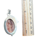 Mexican Fire Opal Solid 925 Sterling Silver Pendant